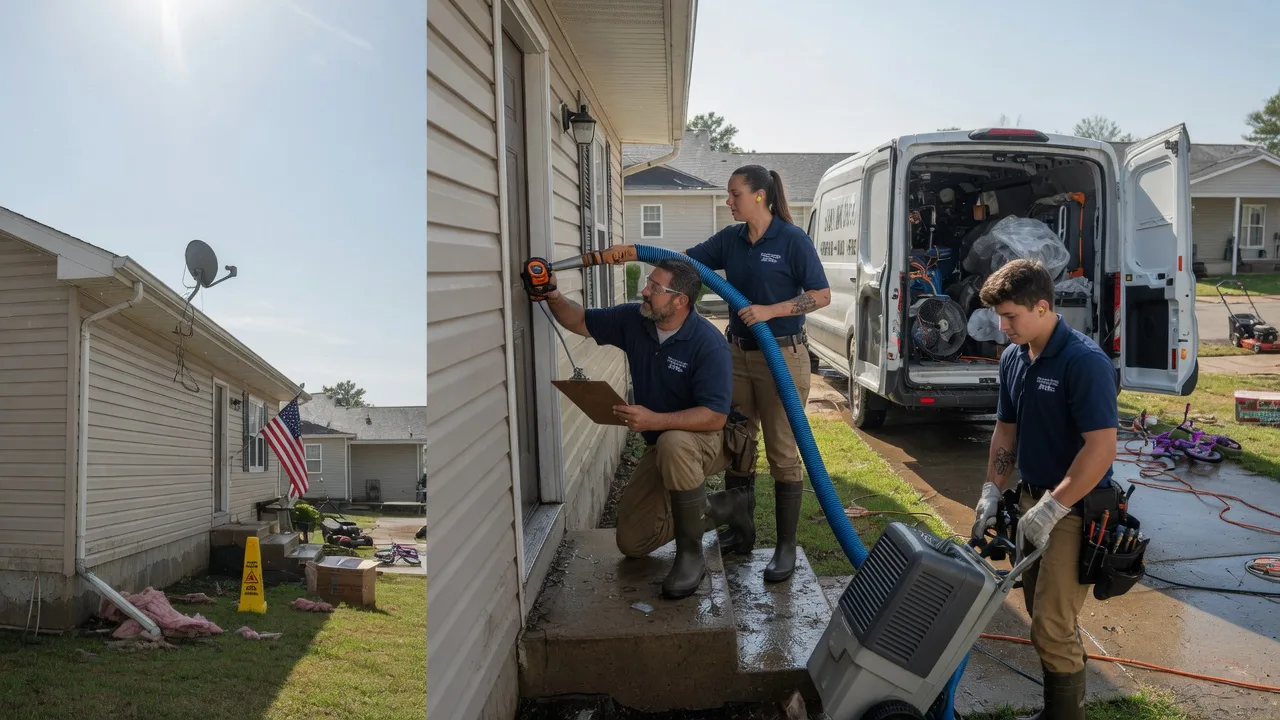 Ceiling Water Damage Restoration in Tekamah, NE near me